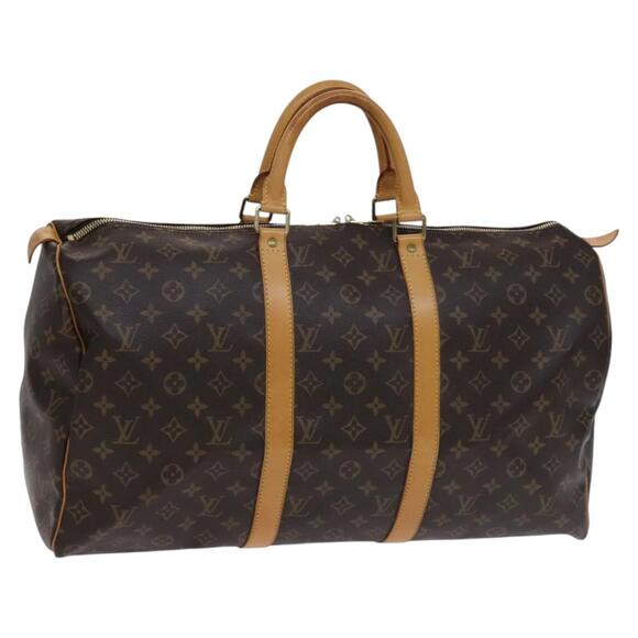 LOUIS VUITTON Monogram Keepall 50 Boston Bag M41426 - Picture 1 of 16